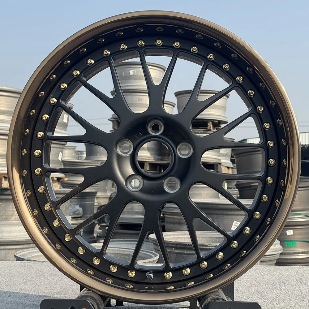 【Hot】Forged Alloy Car Wheel Rim 18 20 21 22 Inch Custom 3-Piece Forged Deep Dish Wheels for Ferrari for Lamborghini for BMW for