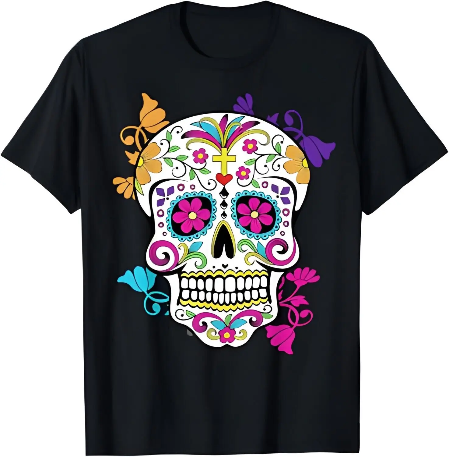 

Dia de Los Muertos Sugar Skull T-Shirt