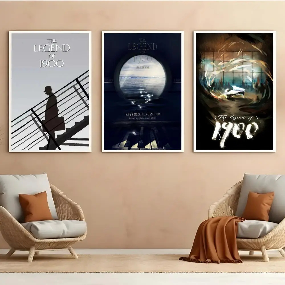 The Legend Of 1900 Even Coating Adhesive Backing Frameless Interior Display Design Cozy Living Space Poster