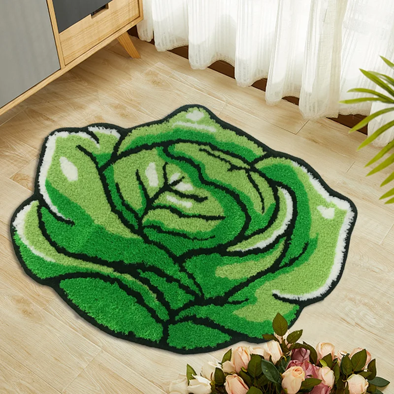 Wholesale Cartoon Flower Carpet Anti-slip Children's Playground Soft Plush Rugs Coffee Table Rug Living Room Decor Floor Mats