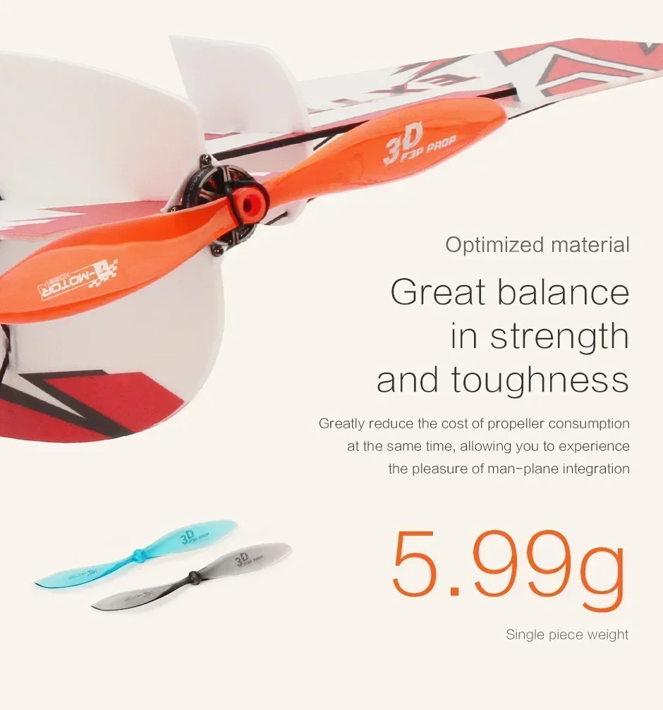 4 SZT. Śmigła Plastikowe T-Motor F3P 3D T9048 Ekonomiczne do Samolotów RC o Stałym Skrzydle, Dronów, dla Początkujących i Profesjonalistów