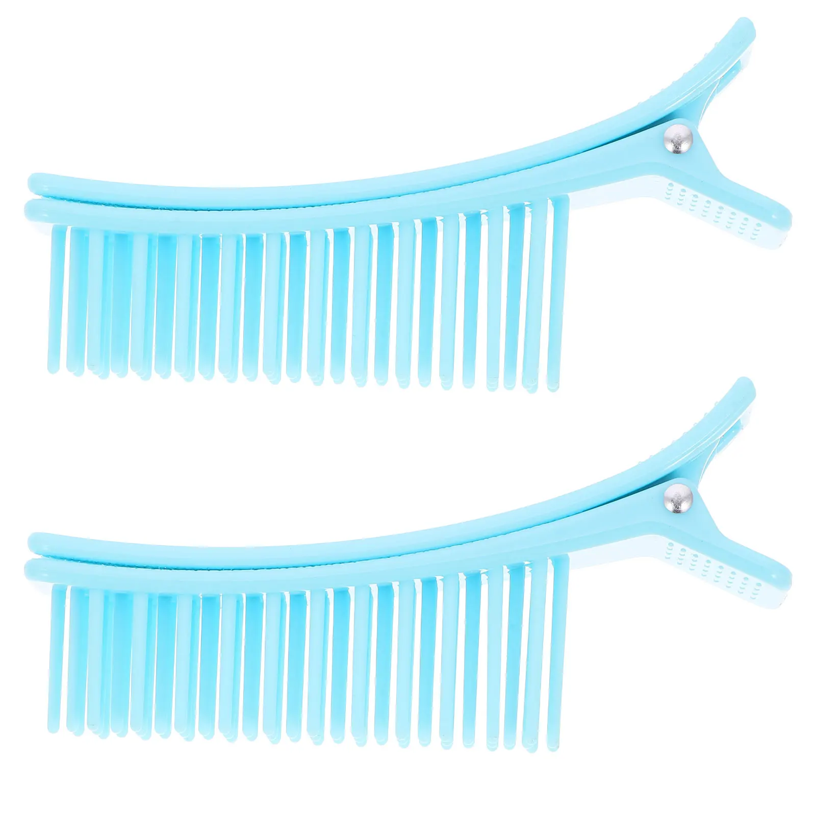 

2Pcs Sectioning Hair Clips Salon Quality Hairdressing Clips for Women Styling Layering Cutting Dying Multi-Functional