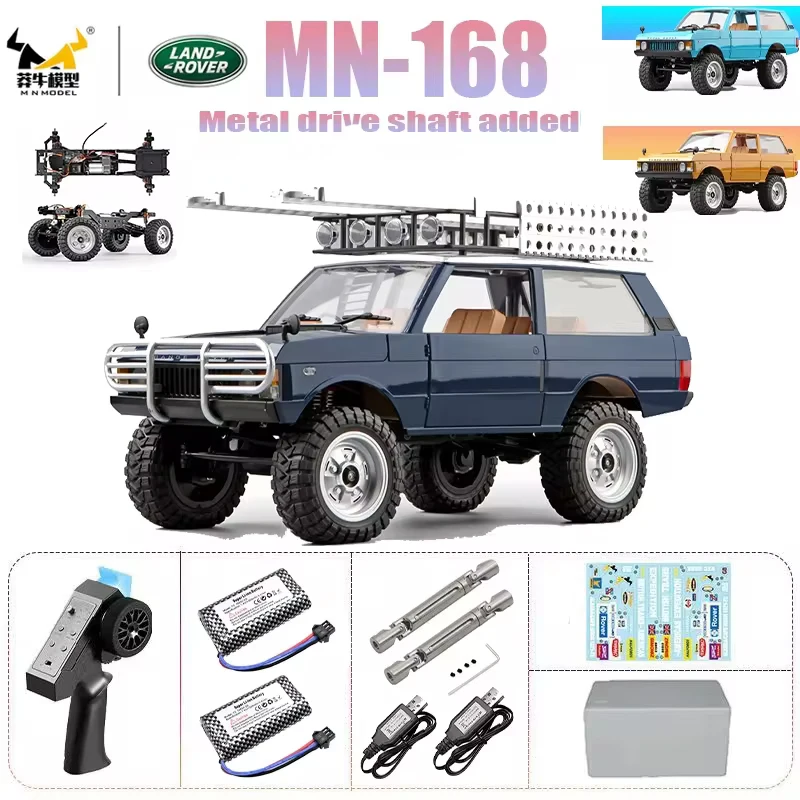 

MN168 New 1:12 First Generation Range Rover Rc Remote Control Vehicle All Terrain Crossing Climbing Vehicle with Door Bridge