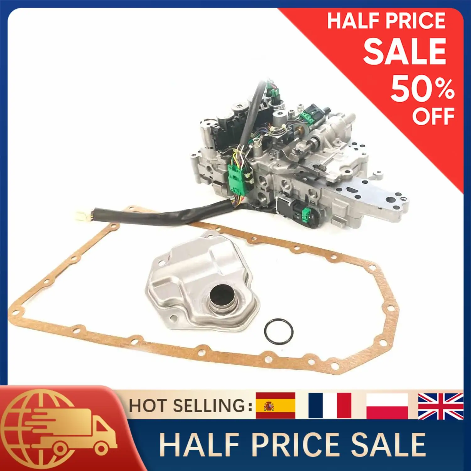 

1Set Transmission Valve Body with Solenoids Filter Kit JF011E For Mitsubishi Lancer Outlander Nissan Rogue Altima Sentra Jeep