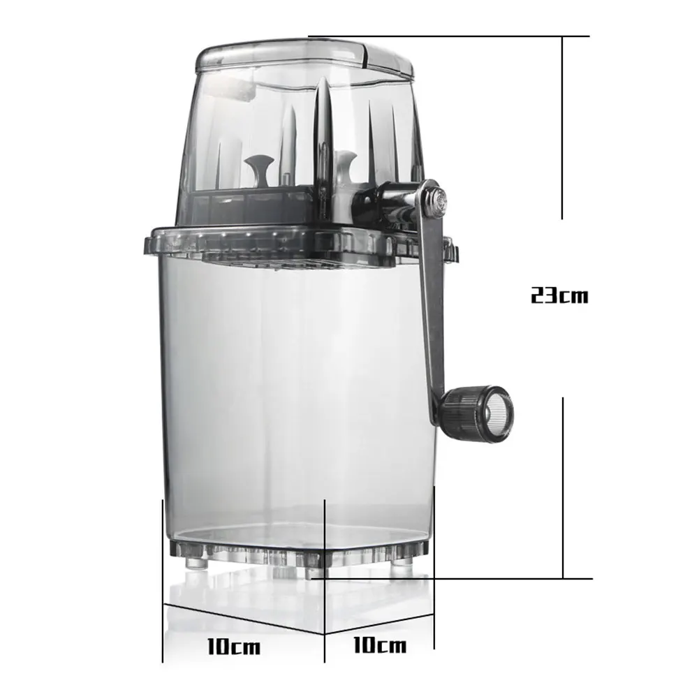 Manual Fishing Lures Crusher Multi-function Manual Ice Crusher Carp Baits Grinder Box with Stainless Steel Blades Ice Chopper view 6