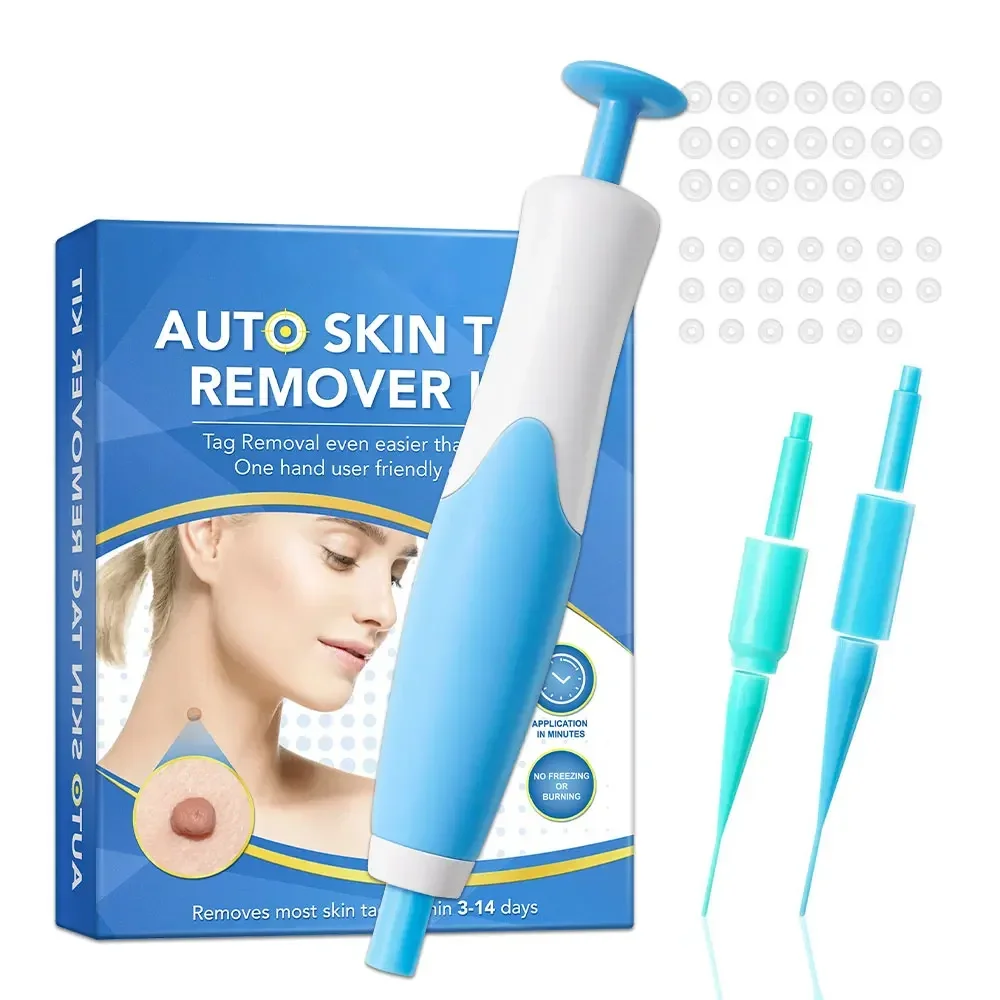 2 IN 1 Auto Micro Facial Skin Tag Remover Device Micro Skin Tag Removal Kit Adult Mole Wart Remover Face Care Beauty Tools