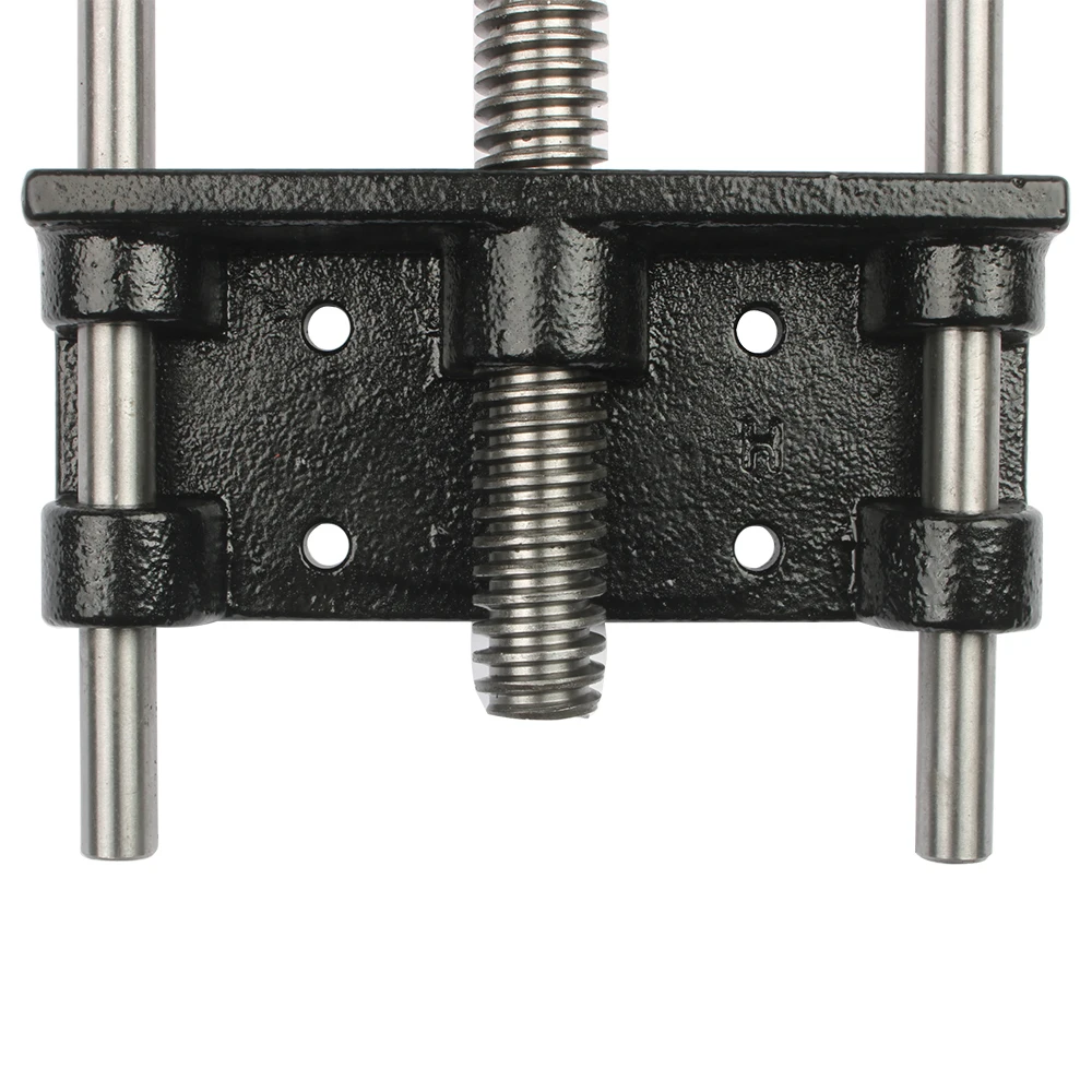 Tornillo de banco para carpintería, abrazadera de escritorio, abrazadera para carpintería, varillas guía con bricolaje hecho a mano, 136mm