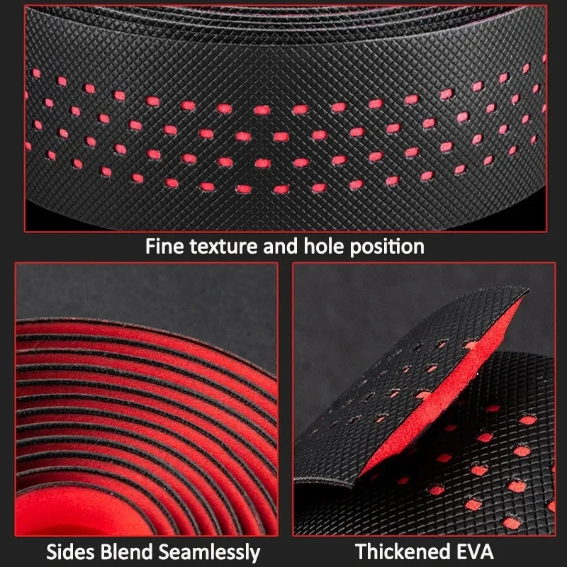 Road Bike Handlebar Tape Soft PU EVA Gravel Bicycle Bar Tape Anti-Slip Shock Absorption Breath Grip