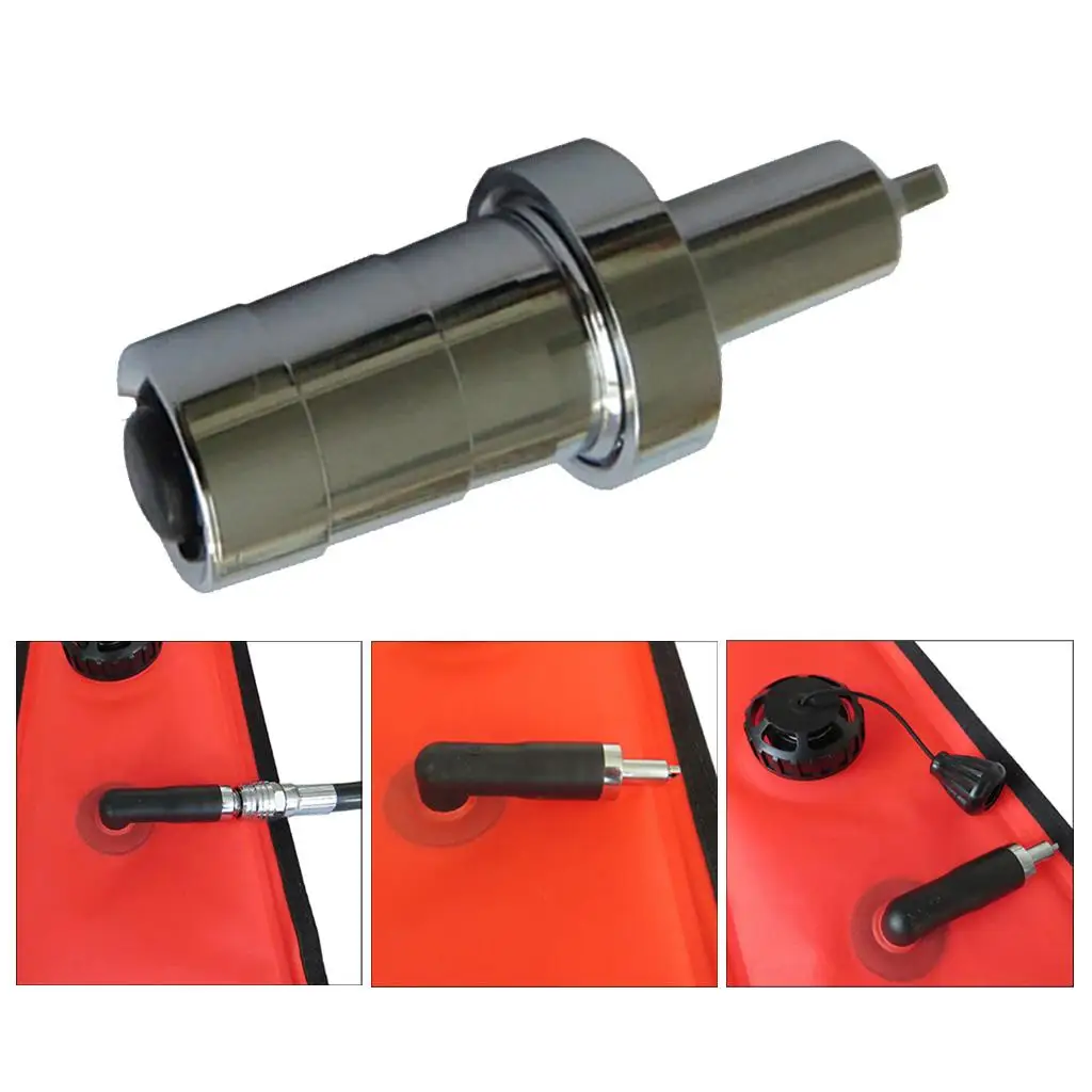 

Насадка для надувания буя-маркера 44 мм, медно-никелированная, соединитель для дайвинг-шланга для обеспечения безопасности при водных видах спорта