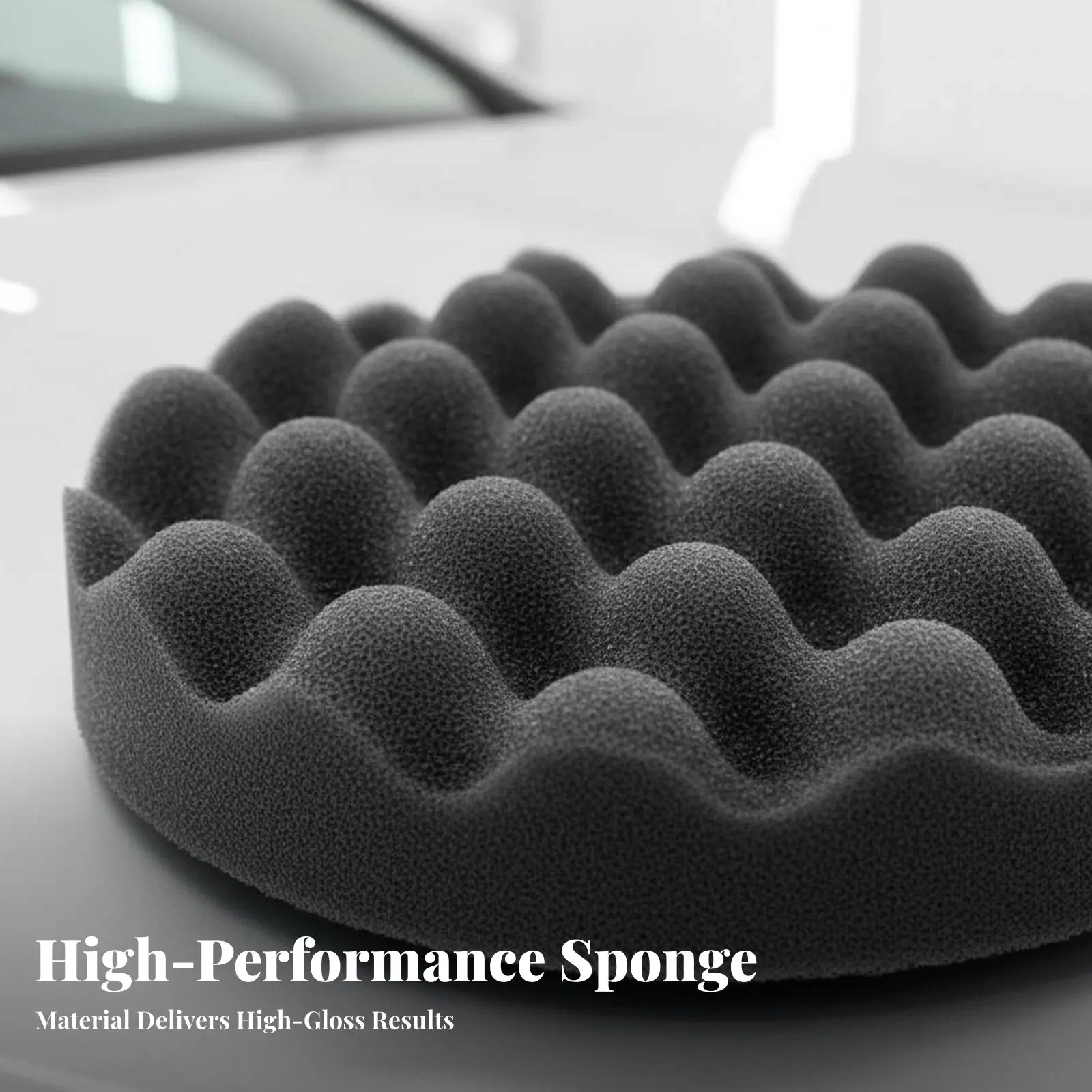 

Dark Foam Finishing Disc Fastener and Loop Backing Polishing Machine Attachment Mirror Finish Application Long-Concludinging