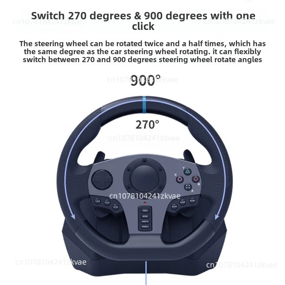 PXN V900 Racing Game Aiming Wheel Support PS Switch Real Simulation Driving Steering Wheel