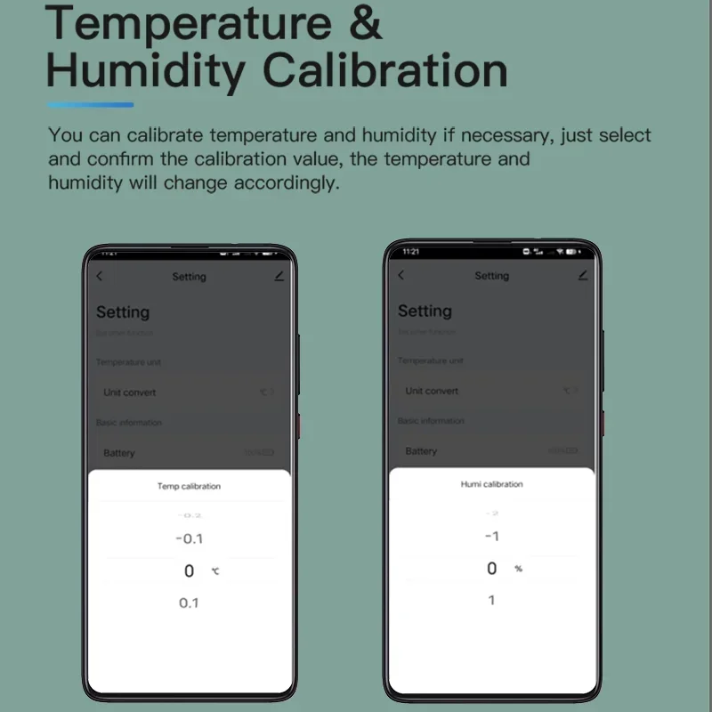 Tuya Bt Slimme Temperatuur Vochtigheid Sensor Indoor Hygrometer Bluetooth-Compatibele App Afstandsbediening Werkt Met Alexa Google Home