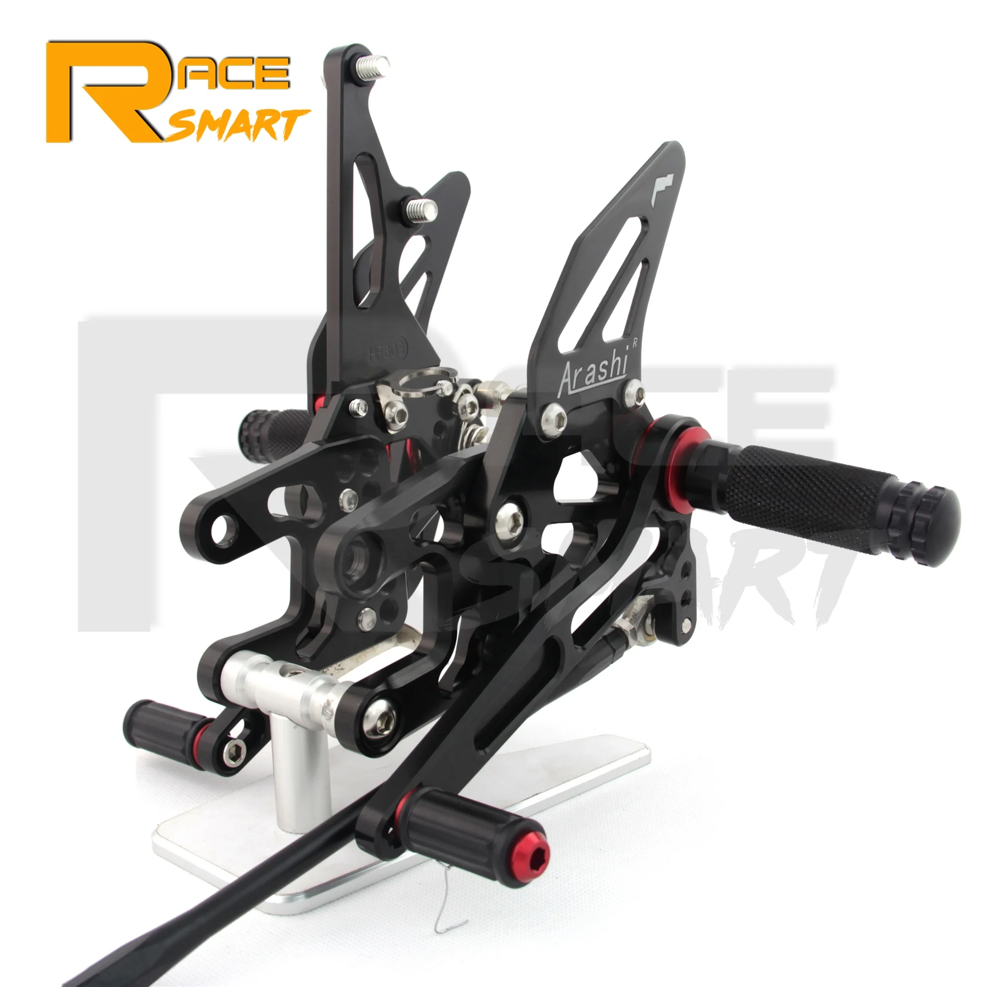 

Rearset Footrests FootPegs For KAWASAKI ZX-10R ZX1000 2004-2005 Motorcycle CNC Adjustable Rear Set Foot Pegs ZX10R ZX-1000R Gray
