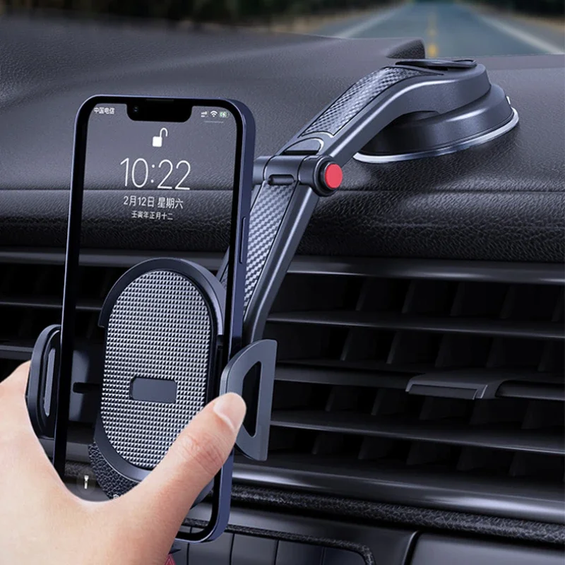 

Автомобильный держатель для телефона с поворотом на 360 °, складной кронштейн для центральной консоли, регулируемый автомобильный зажим для вентиляции, держатель для GPS