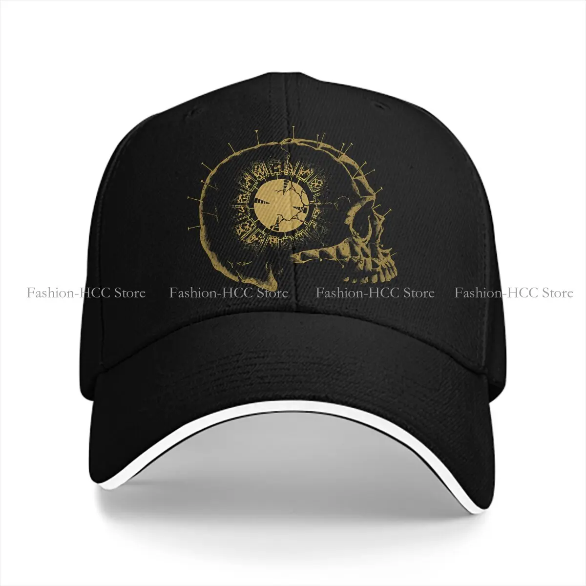 Lament Skull Solid Color Baseball Caps Peaked Cap Hellraiser Sun Shade Hats Men Women