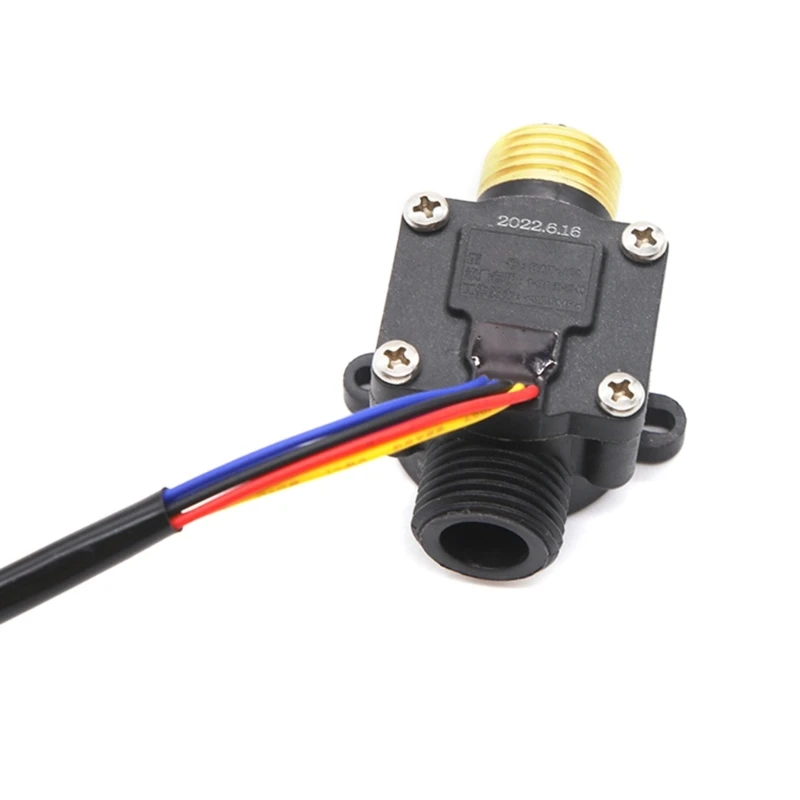 fluxo água latão com rosca macho g1/2 interruptor efeito medidor fluxo, contador