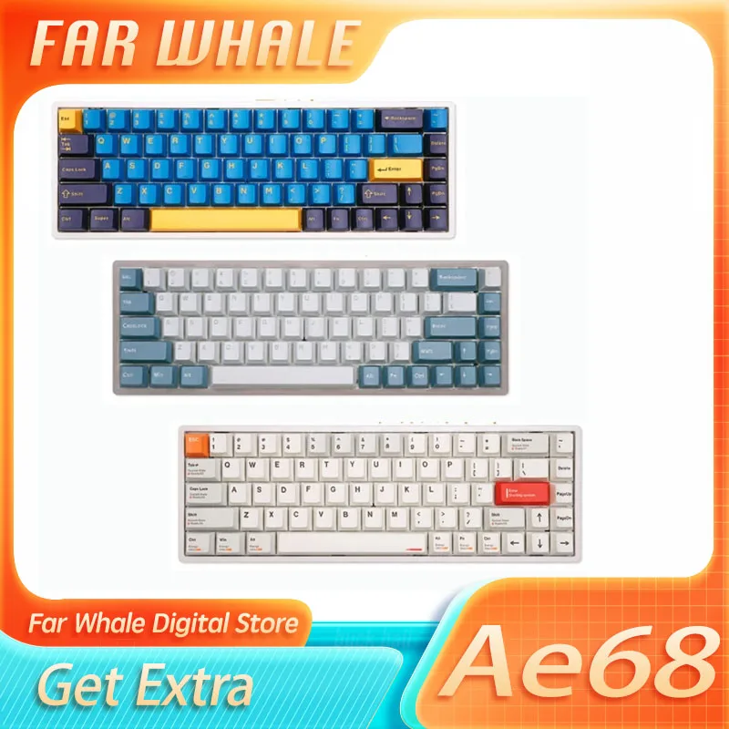 

Ae68 Keyboard Magnetic Switch 8k RT Wired ABS Fearless Contract Valorant Mechanical Gaming Keyboard