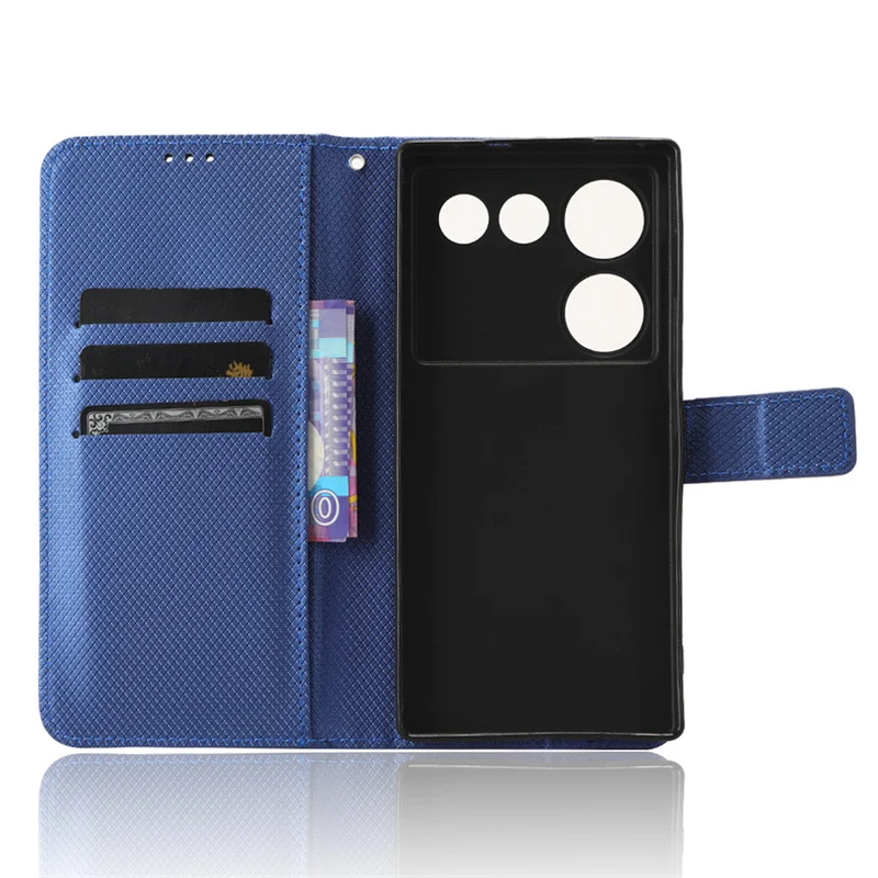 For ZTE Nubia Z50 Ultra 2023 NX712J Case Fashion Multicolor Magnetic Closure Leather Flip Case Cover with Card Holder