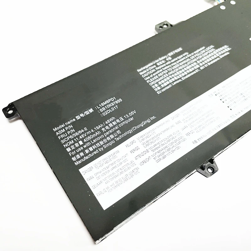 CSMHY New Laptop Battery L18M3PD1 For Lenovo ThinkPad T490s T495s L18L3PD1 L18M3PD2 L18C3PD2 5B10W13878 SB10T83123