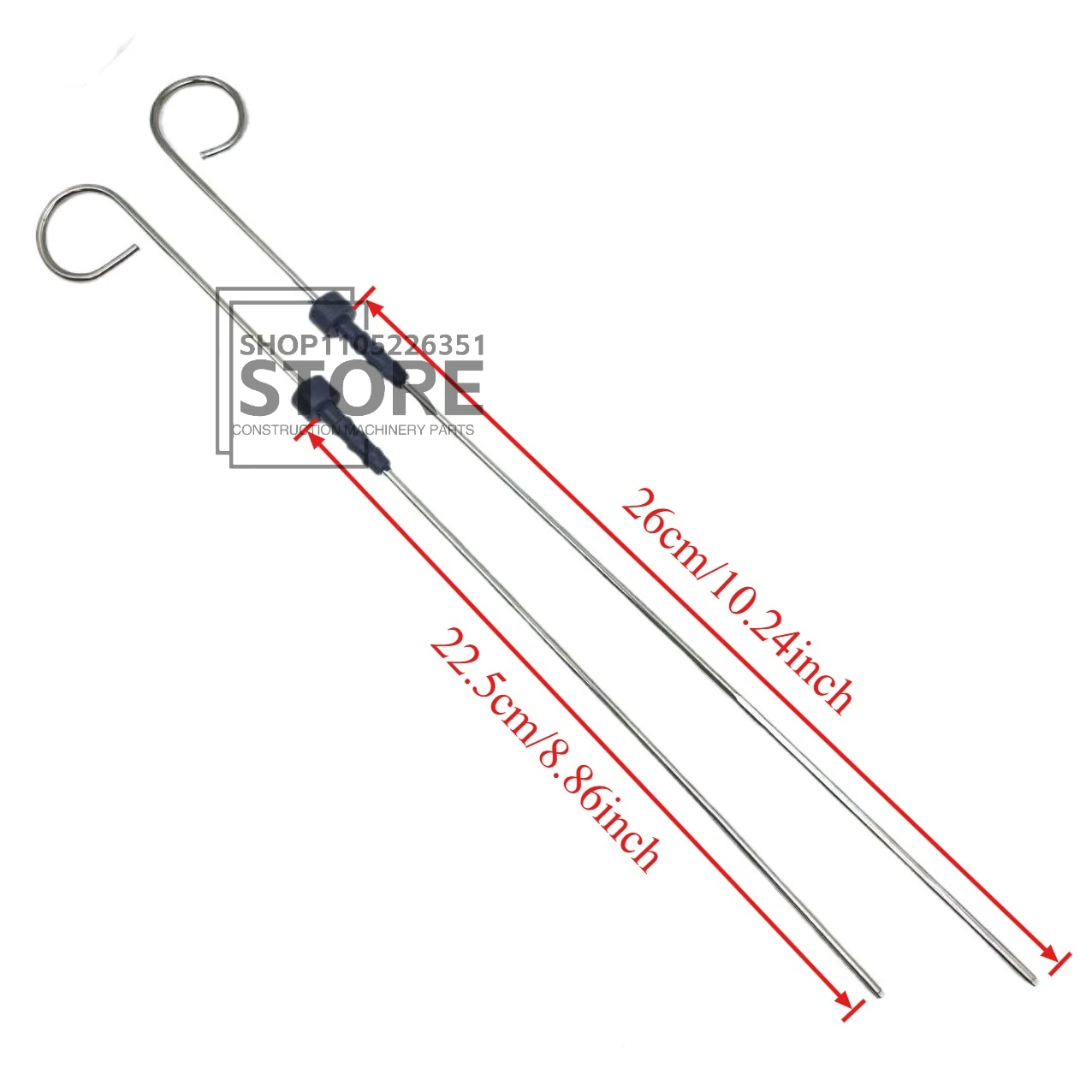For Yanmar Engine Accessory: 22.5/26cm Oil Dipstick with Accurate Measurement Excavator parts