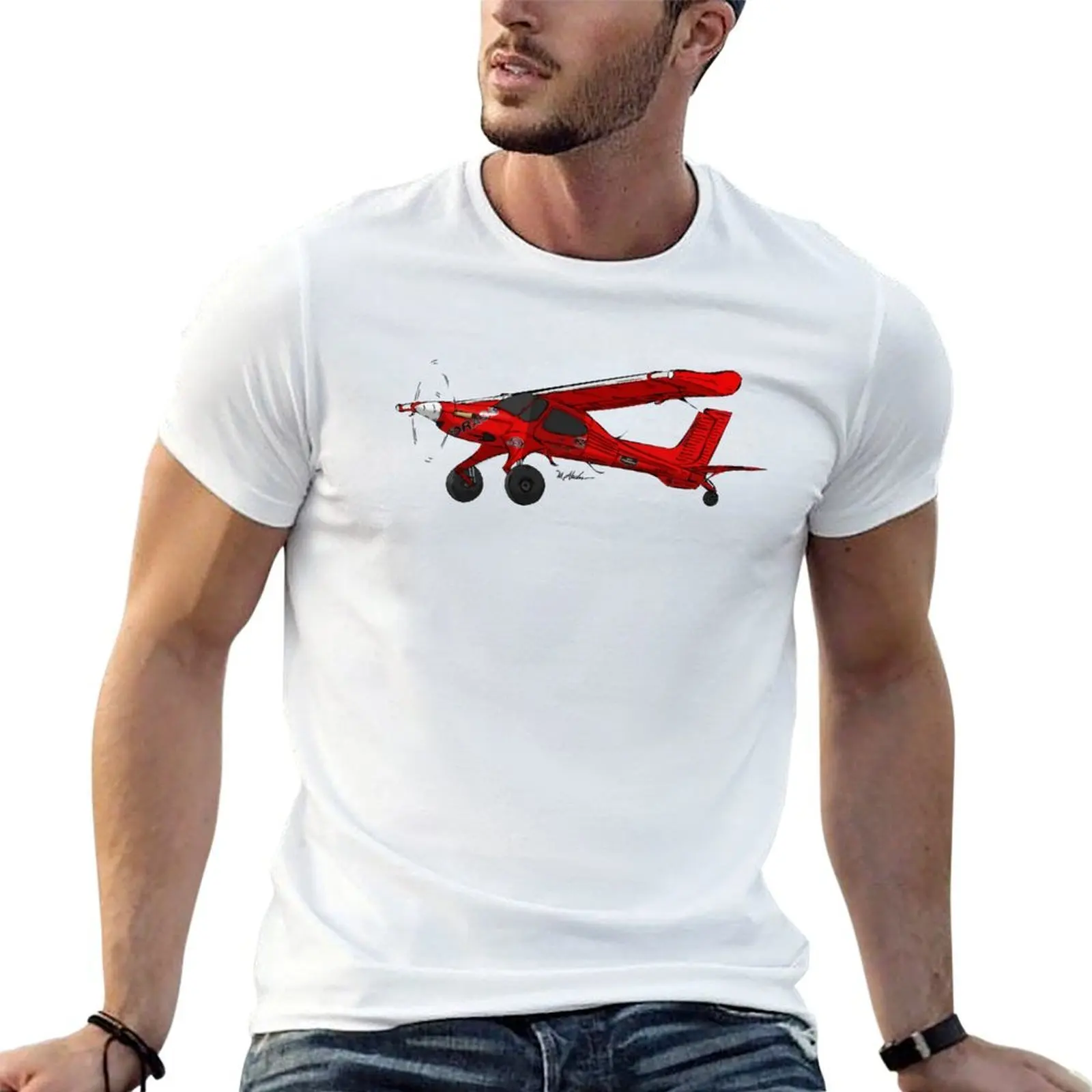 Draco Wilga Bush Plane T-Shirt t shirts for man cotton funny graphic t shirts for man t shirt man plain T-shirt