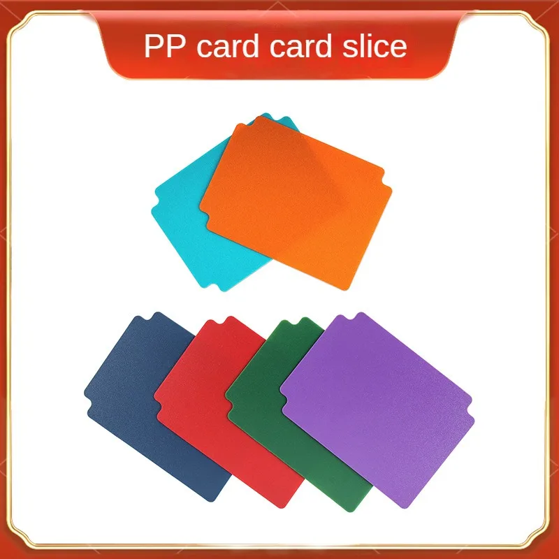 5Pcs Trading Card Dividers Game Card Organizer Playing Separator for Deck Box Card Sorting Sports Cards PP Flame-retardant