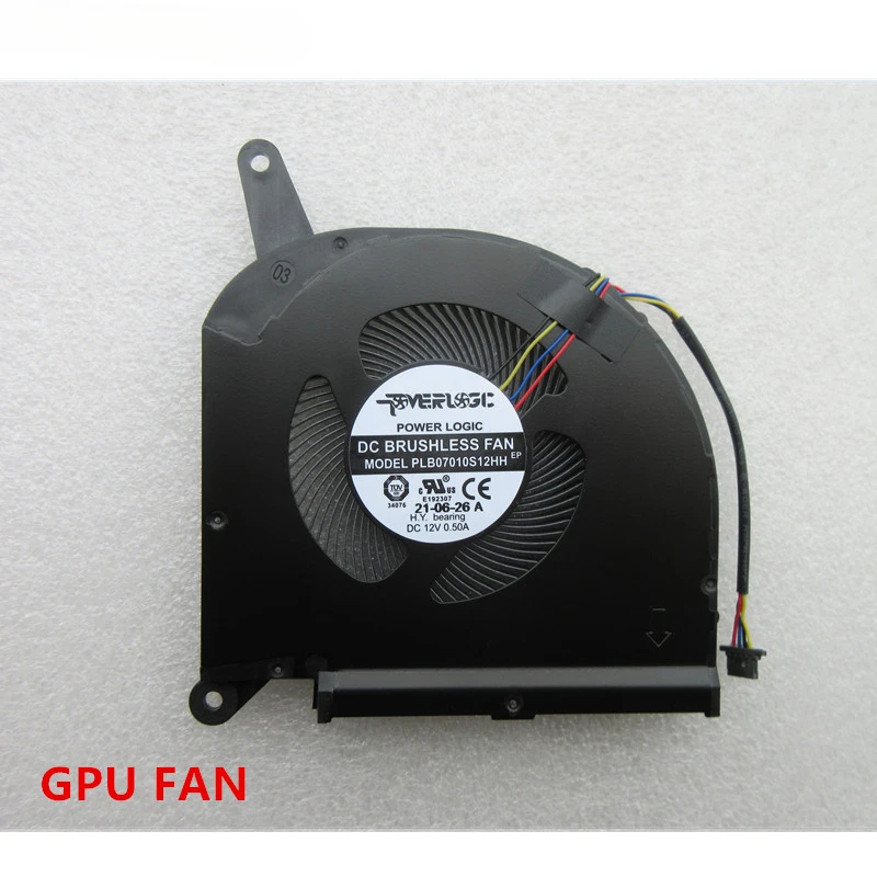 Imagem -04 - Ventilador de Refrigeração para Cpu de Laptop para Gigabyte Aero 15 Oled xd xa ya yc kd xc kc 15s SA Rp75 Rp75xa Rp75xb Plb07010s12hh Novo