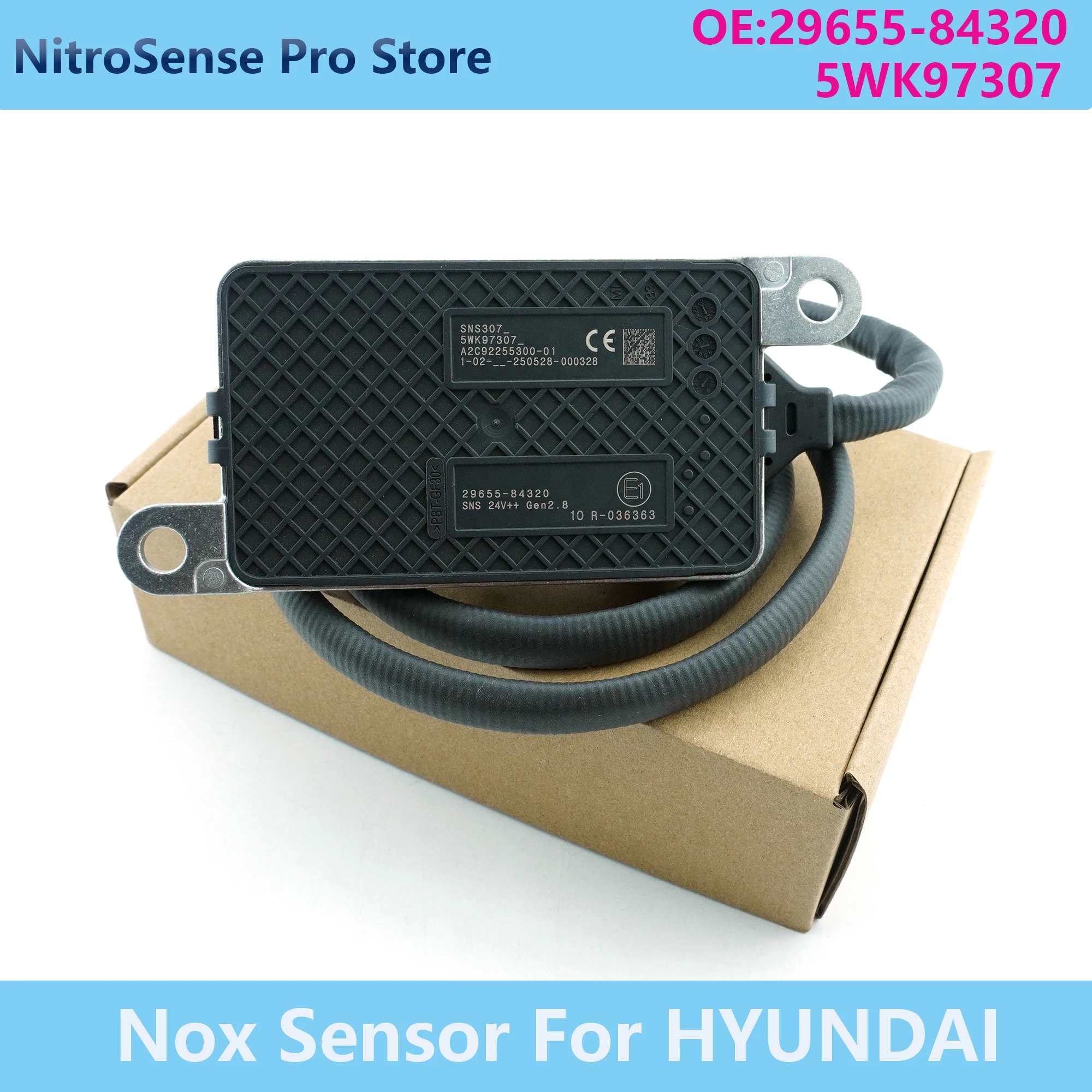 

2965584320 29655-84320 5WK97307 5WK9 7307 NEW Nitrogen Oxide Sensor For HYUNDAI Spare Parts