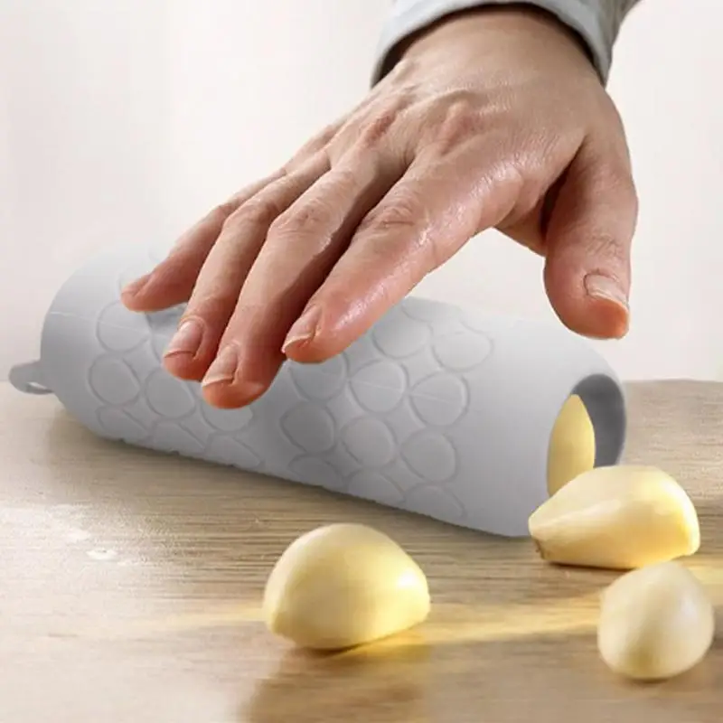 1PC Knoblauchschäler Hautentferner Roller Keeper, einfache, schnell abziehbare Knoblauch Nelken mit Silikonschlauch Roller Knoblauchpeeling