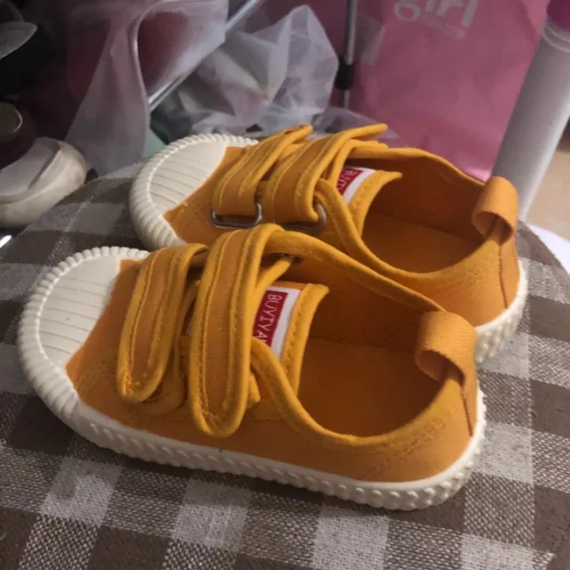 الحلوى الملونة منخفضة أعلى حذاء قماش للأطفال 2025 جديد الأولاد تنفس أحذية رياضية الفتيات لينة وحيد الطفل المشي حذاء كاجوال #2