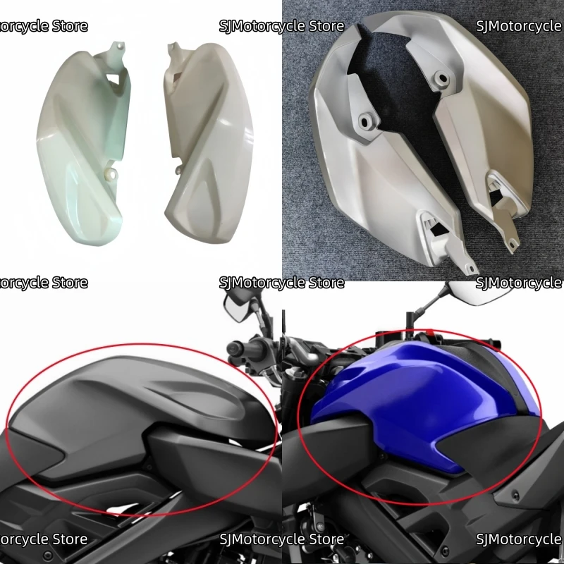Motorcycle Fuel Tank Upper Side Cover ABS Injection Fairing Fit for Yamaha MT 125 MT-125 MT125 2015 2016 2017 2018 2019 2020