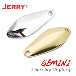 JERRY 2.5g 3.5g 4.5g Unpainted 50pieces Iron Casting Metal Hard Bait Trout Lures Ultralight Fishing Spoons Lot