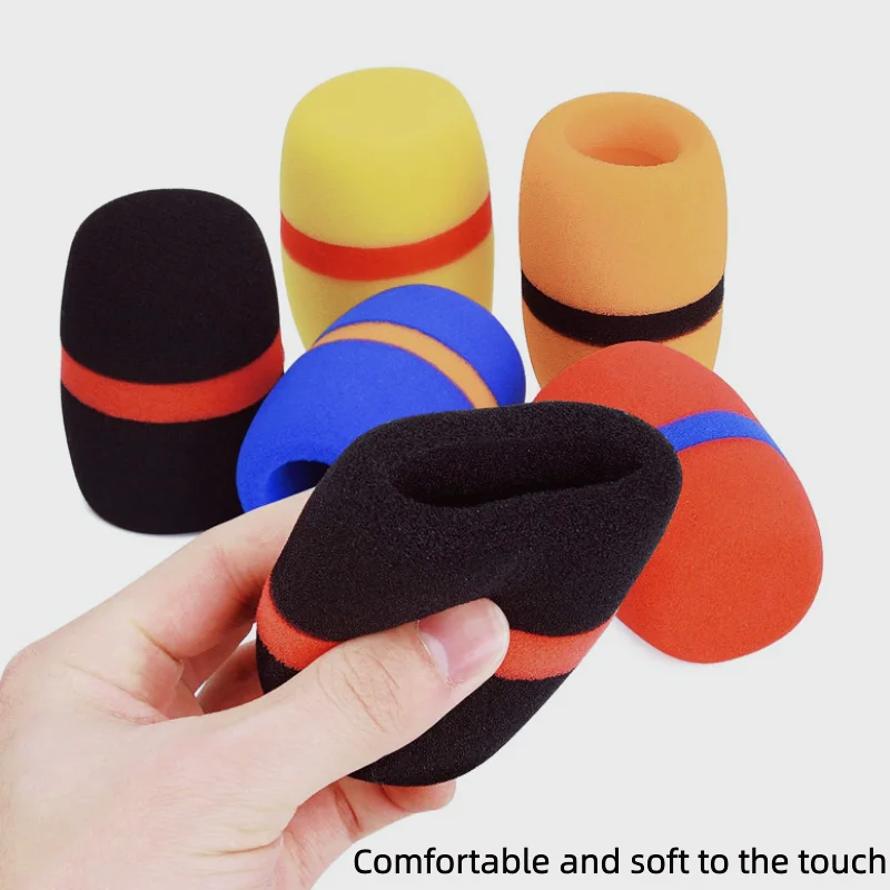 MF4A جودة عالية الإسفنج ميكروفون البوب تصفية سميكة غطاء ميكروفون ميكروفون الزجاج الأمامي هيئة التصنيع العسكري الغبار برهان يغطي #2