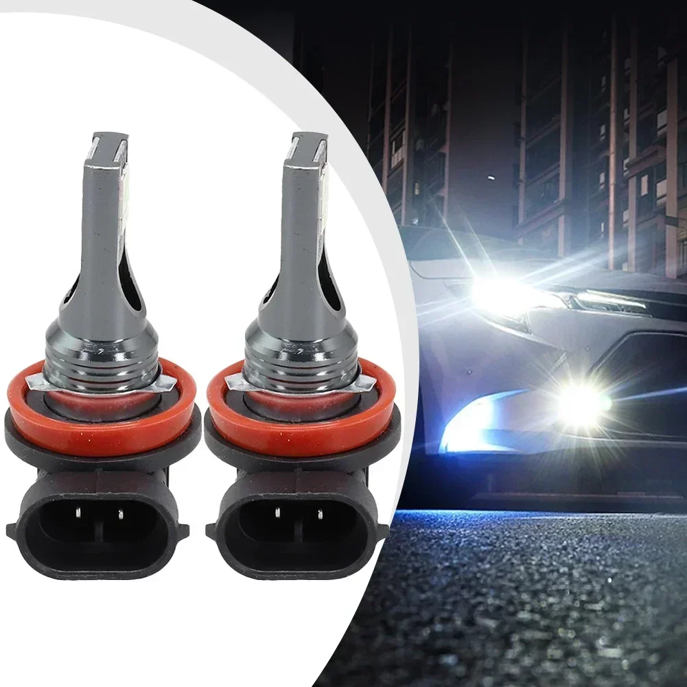 

2 Pieces H11 Car LED Headlight 110W 20000LM Plug Play Fog Light Bulb 8000K Blue 360 Degrees Beam Angle Driving DRL Lamp