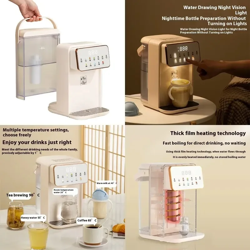 Intelligent Desktop Water Dispenser Large Capacity Instant Heating Fast Direct Drinking Machine Plastic Household