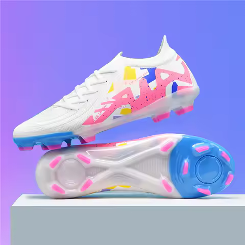 New Men Football Boots Grass Cleats Indoor Adult Soccer Shoes Non-Slip Boys Adult Futsal Sport Ultralight Turf Comfortable