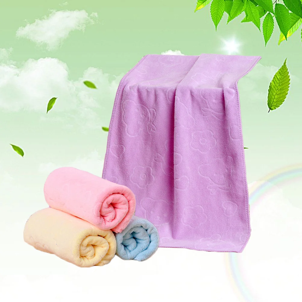 

4Pcs Eco-Friendly Quick-Dry Microfiber Hand Towel Embossed Design Comfortable 400g Hand Towel Washcloth