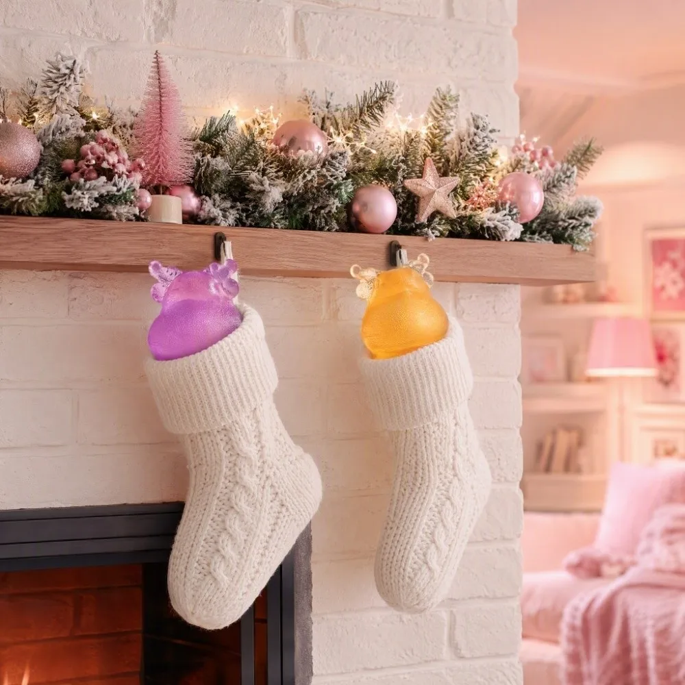 Elk/Santa Claus/Snowman Christmas Squeezed Cube Super Soft Realistic Christmas Pinch Anxiety Relief TPR Stress Ball