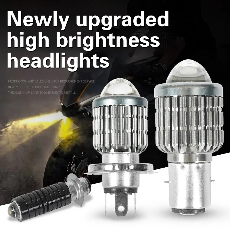 

Motorcycle Headlight LED Moto High/Low Beam Led Bulbs Super Bright Scooters Autobike Fog Lamp Light