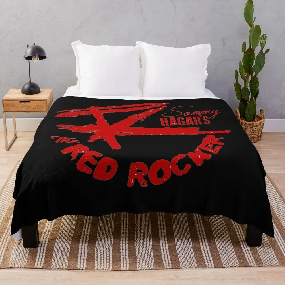

Red Rocker Music Throw Blanket Easy Care Comfortable Blanket for Couch