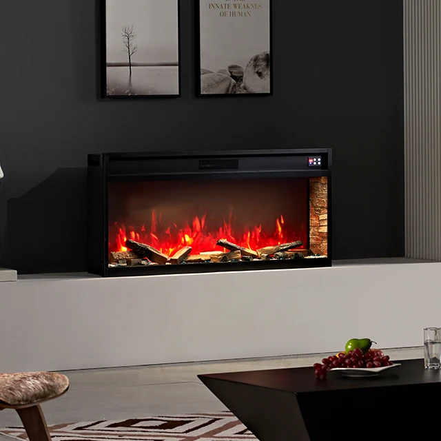 

【Хит продаж】Индивидуальный 3D-электрический камин с LED-эффектом пламени, отдельно стоящий, стальной, с пультом ДУ, для установки внутри помещения