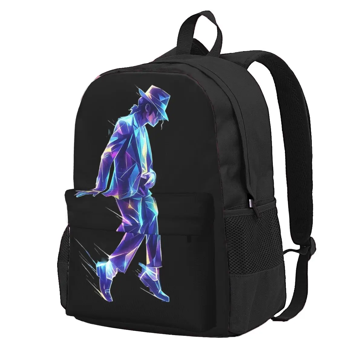 

Abstract Moonwalk Legend Student Backpack School Bag Hiking Travel Daypack for Men Women Fashion Bookbag Shoulder Bags