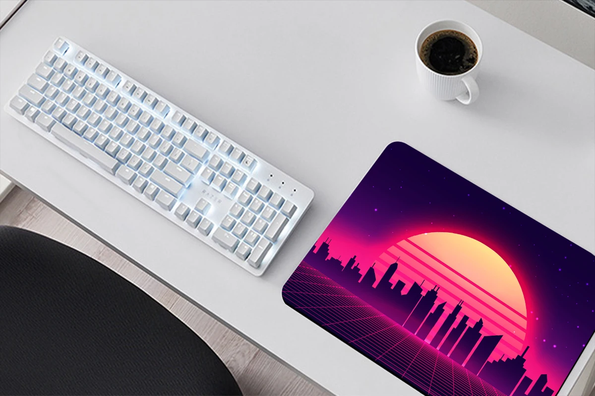 Imagem -04 - Retro Gaming Mouse Pad Led Luz Tapete de Mesa Tapete de Borracha l Rgb Hub Usb Port Mouse Computador Portátil Esteira de Alta Qualidade