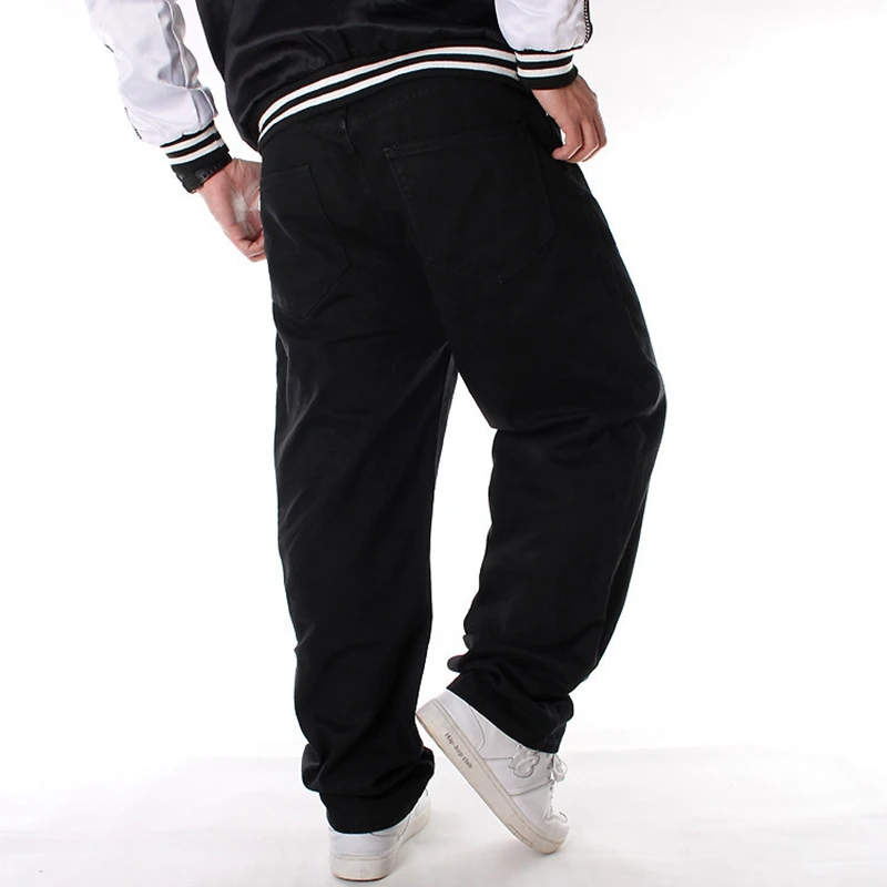 Fall/winter plus size casual jeans 8XL 7XL 6XLfashion new men's skateboard pants street trend loose and fatten up hip-hop jeans.