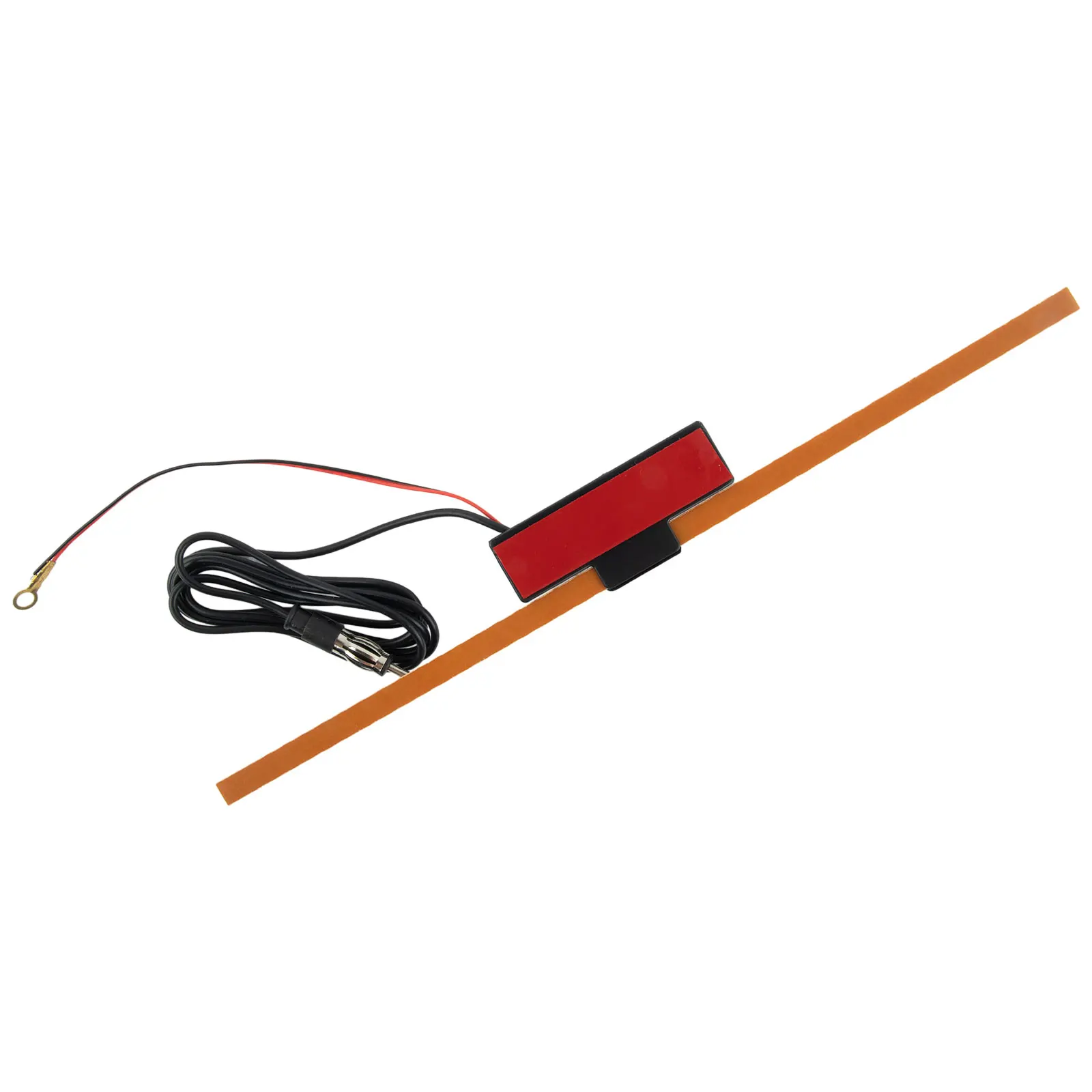 Mount Adhesive FM Radio Antenna Antenna 12V 75O Amplify FM Signals FM-AM-LW-SW VHF CH2 - 13 Most Vehicle Truck