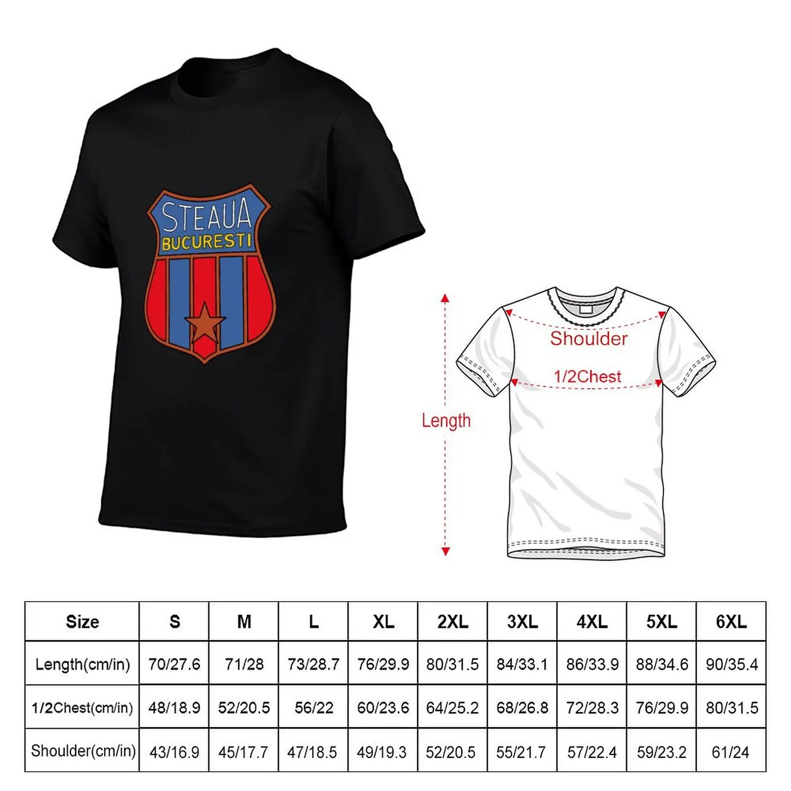 tshirt shirt summer 100% Steaua T-Shirt cotton t t man man shirt for Bucharest