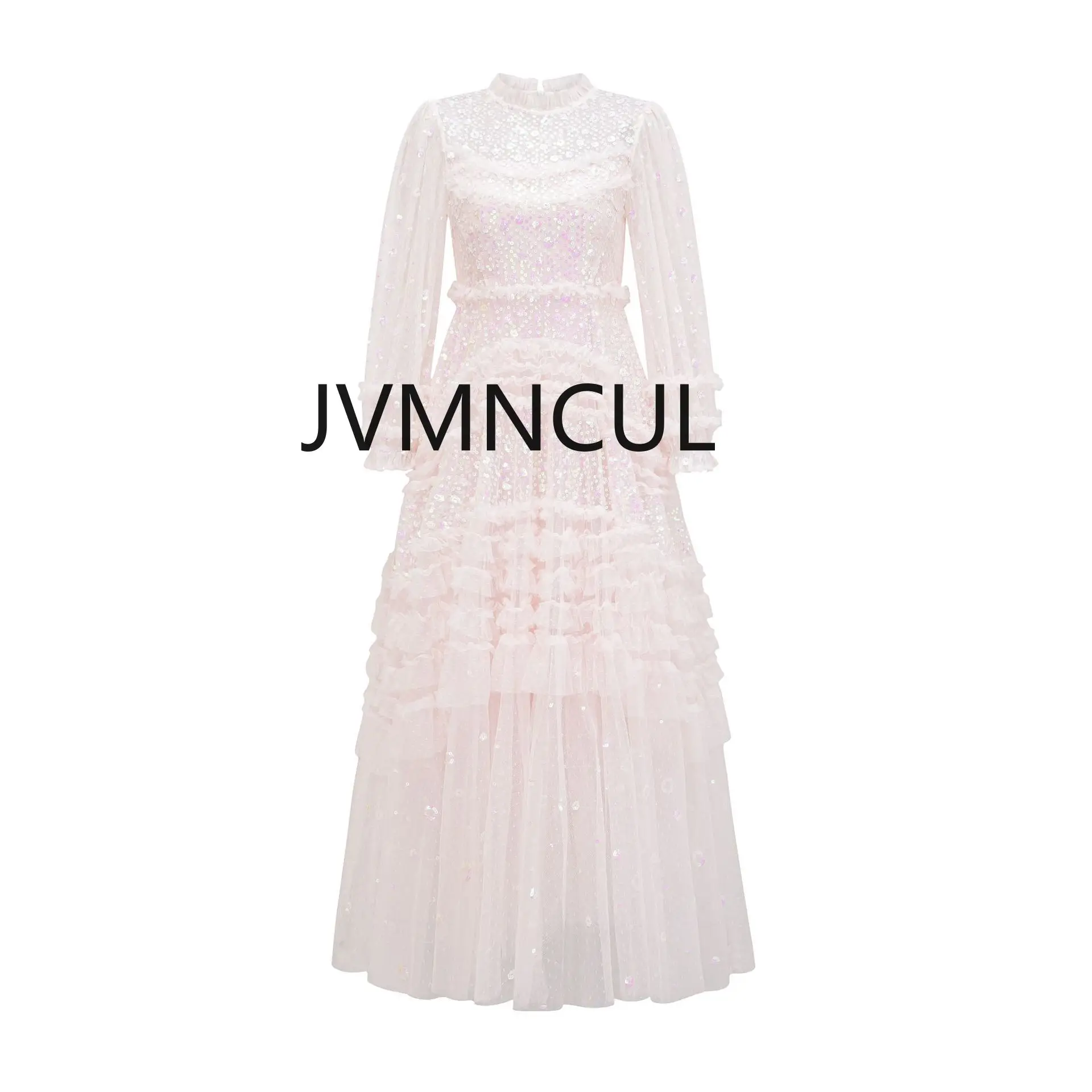 Szykowna i stylowa sukienka na imprezę na letnią galę na Bliskim Wschodzie 2025, wyrafinowana damska sukienka maxi z błyszczącymi detalami