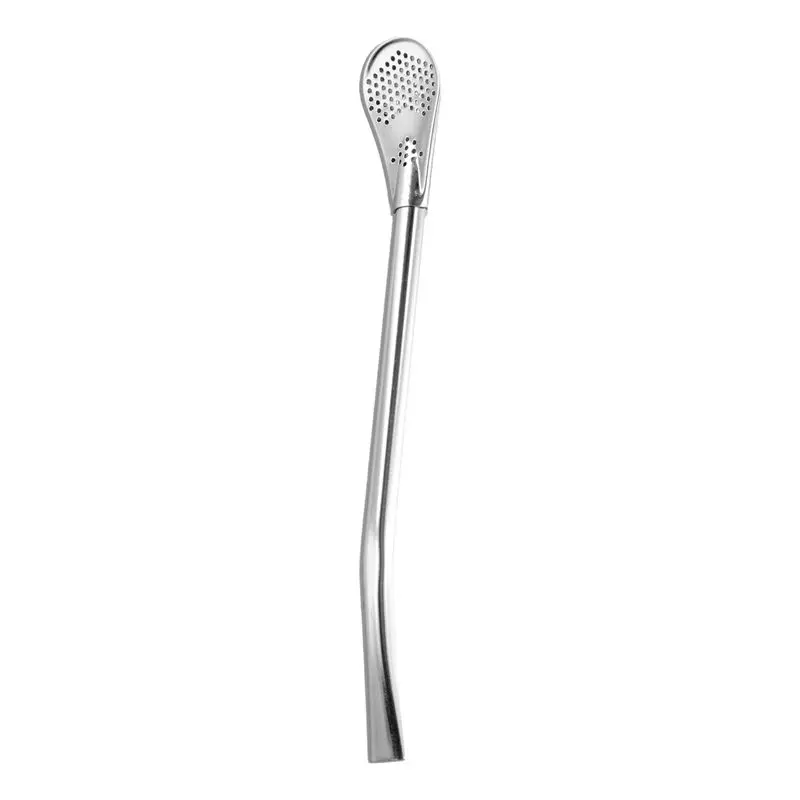ABUL-Stainless Steel Drinking Straw Filter Handmade Herb Mate Tea Light Bulb Gourd Washable Practical Tea Tools Bar Accessories