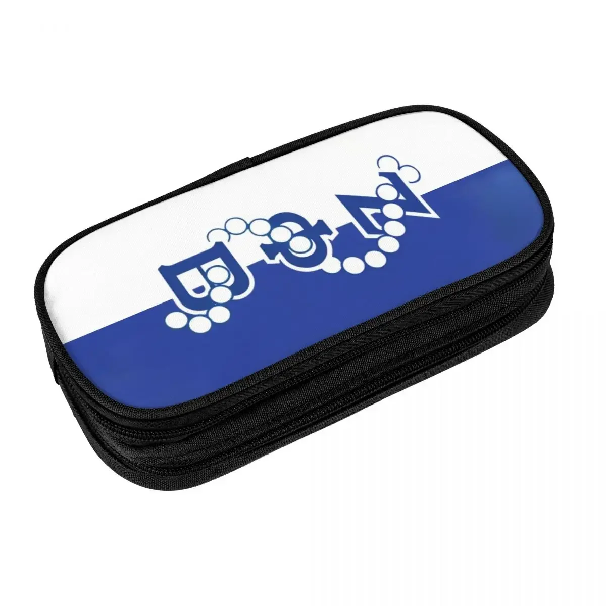 Cute Zeta Phi Beta Logo Pencil Cases for Girls Boys Custom ZOB Sorority Large Capacity Pen Box Bag Stationery