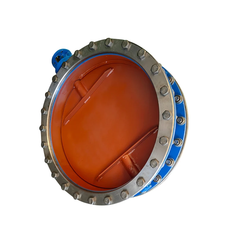 D43W-1C DN800 صمام مثبط شفة يدوية ثلاثي الأطوار #5